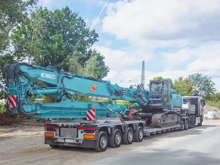 Transportes especiales de maquinaria de obra civil